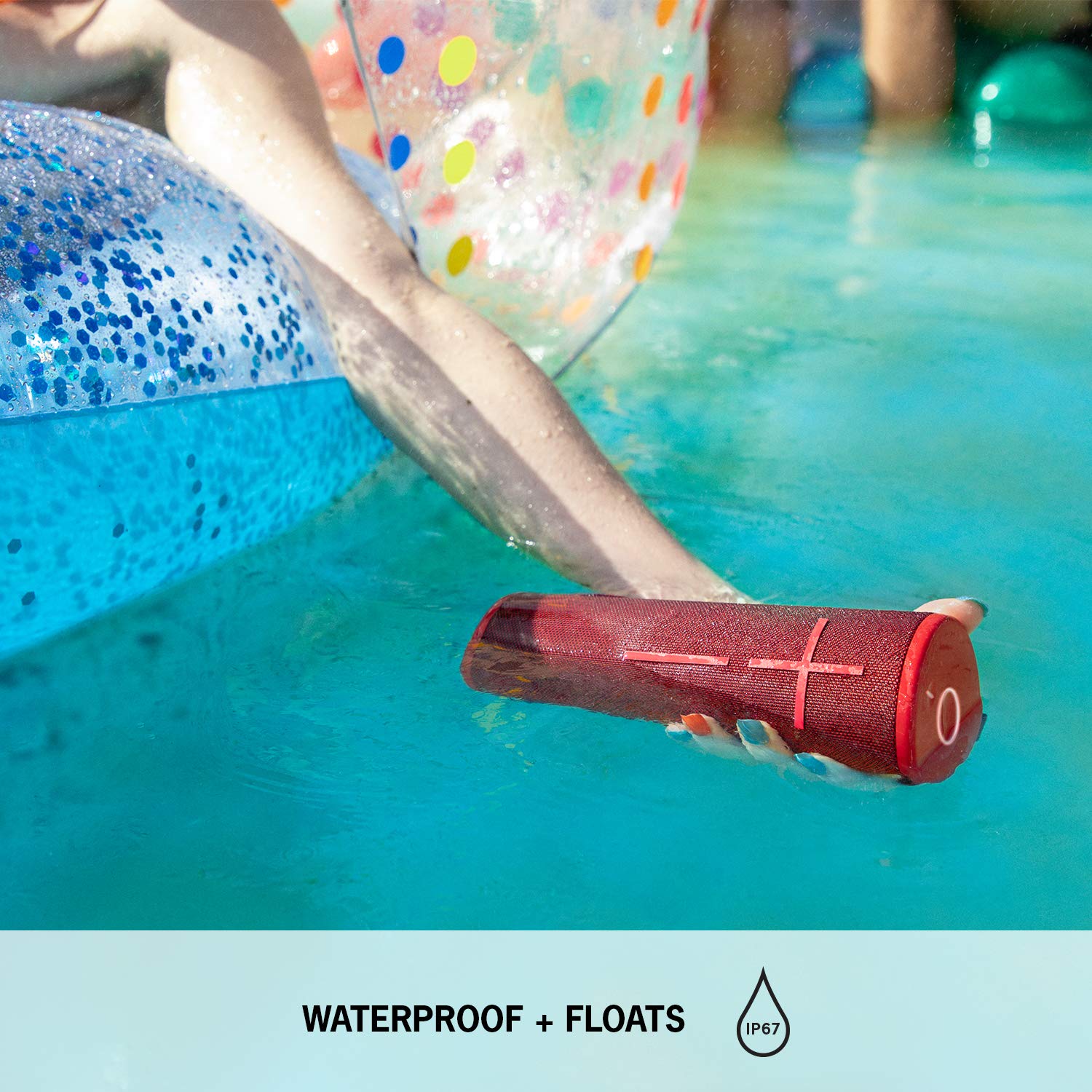 Ultimate Ears BOOM 3 Bluetooth Speaker - Wireless Portable Speaker with 360° Sound, IP67 Waterproof, 15-Hour Battery (Purple/Black) - Perfect for Pool Parties, Beach Outings & Outdoor Adventures