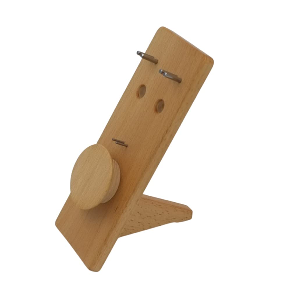 Premium Solid Wood Headphone Stand - Universal Holder for Gaming Headsets, Earbuds, Bluetooth & In-Ear Headphones (Size A) - Perfect for Desk Organization & Gaming Setup Accessories