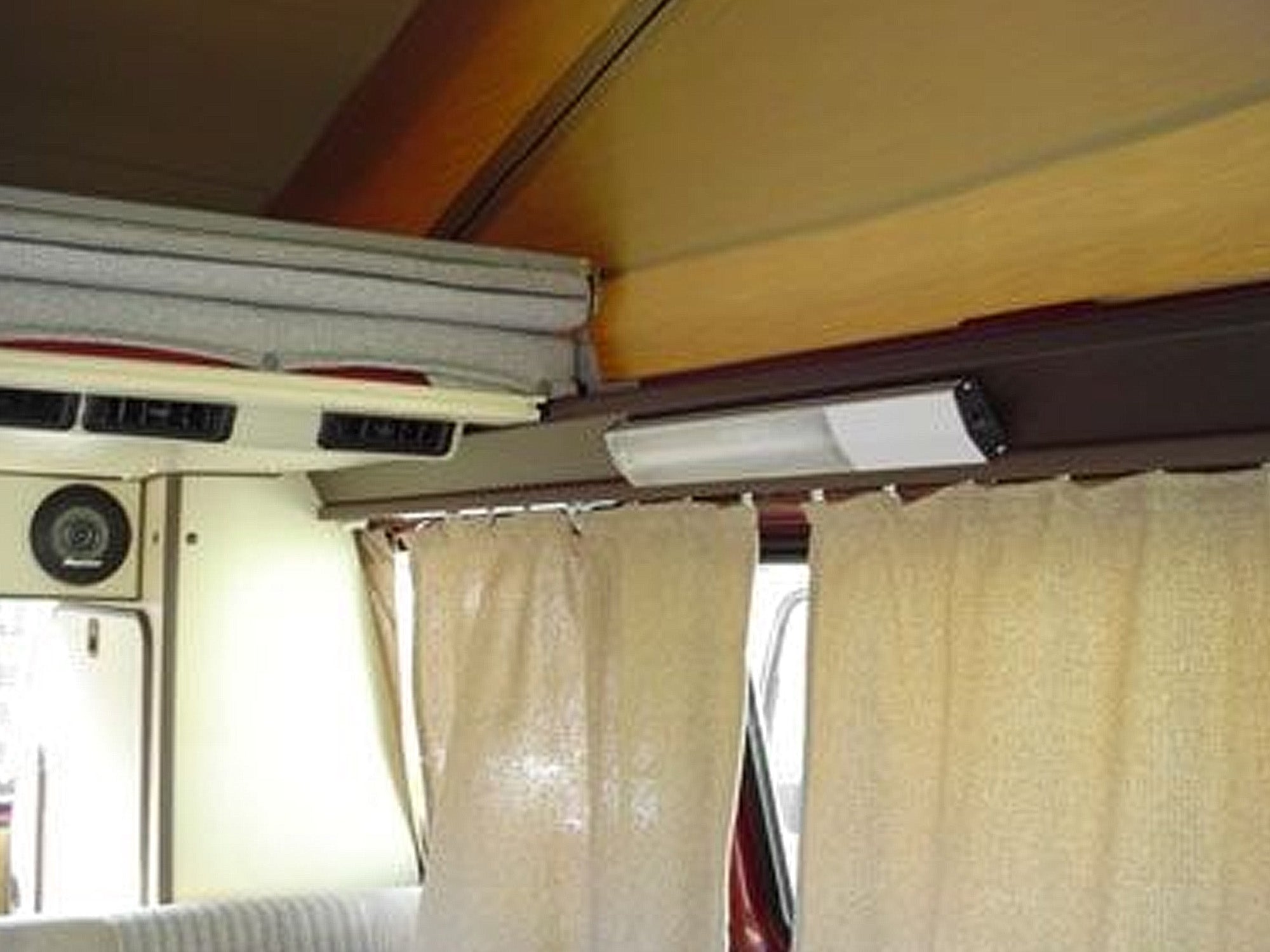 Energy Efficient Fluorescent Cabin Light Fixture with LED Bulb - Perfect for RV, Boat, and Tiny House Lighting