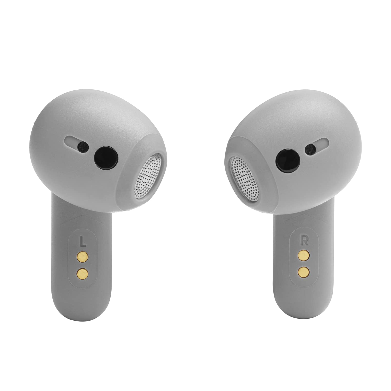 JBL Live Flex In-Ear Bluetooth Earphones with Noise Cancellation - IPX4 Water Resistant Wireless Earbuds, 40H Battery Life, Secure Fit for Running & Workouts, Silver (Perfect for Gym, Commuting & Travel)