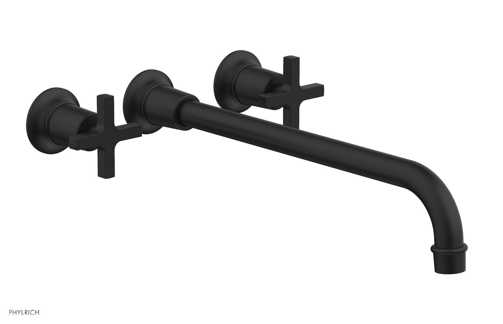 HEX MODERN Wall Mounted Lavatory Faucet Set with 14