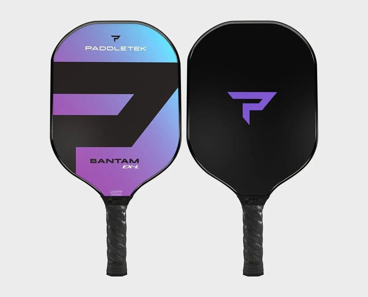 Paddletek Bantam EX-L Pickleball Paddle - Premium Carbon Fiber Face with Polymer Core for Control & Power | Perfect for Tournaments & Recreational Play