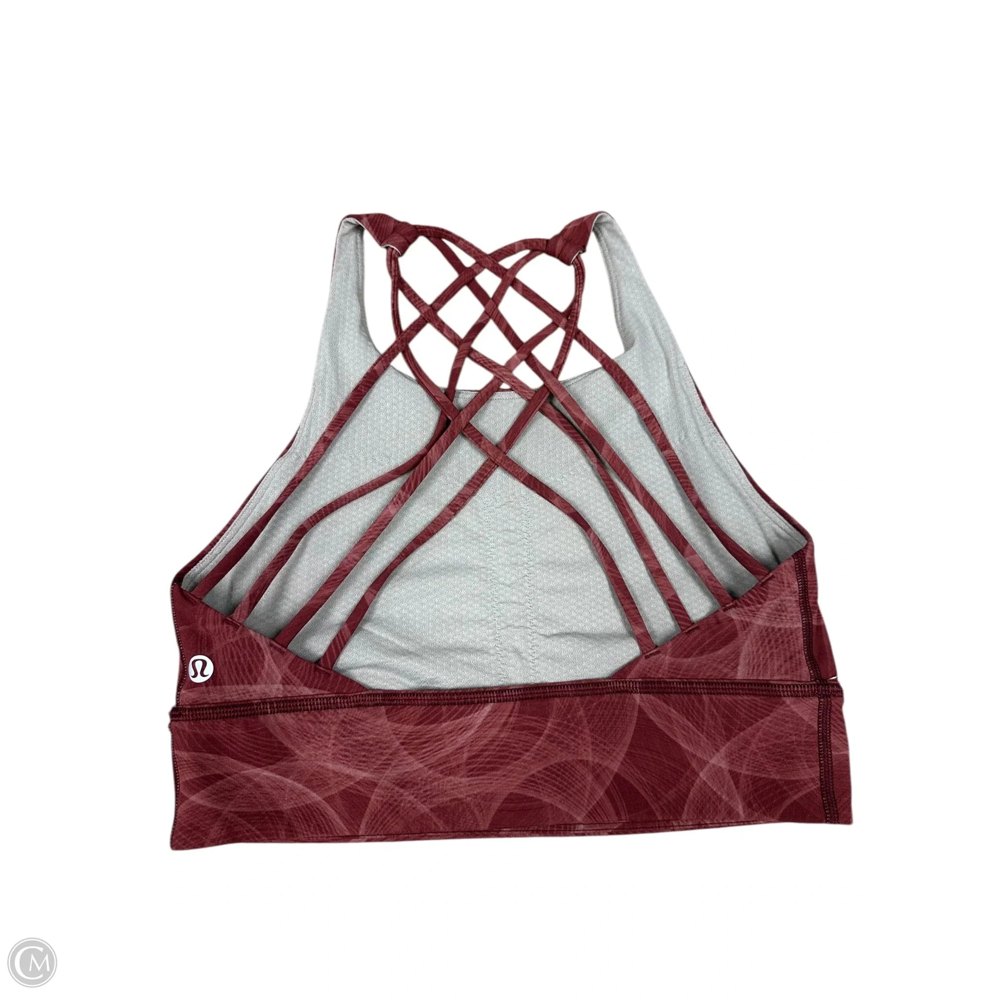 Lululemon Pink Athletic Sports Bra Size 8 - High Support Workout Top for Running, Yoga & Gym