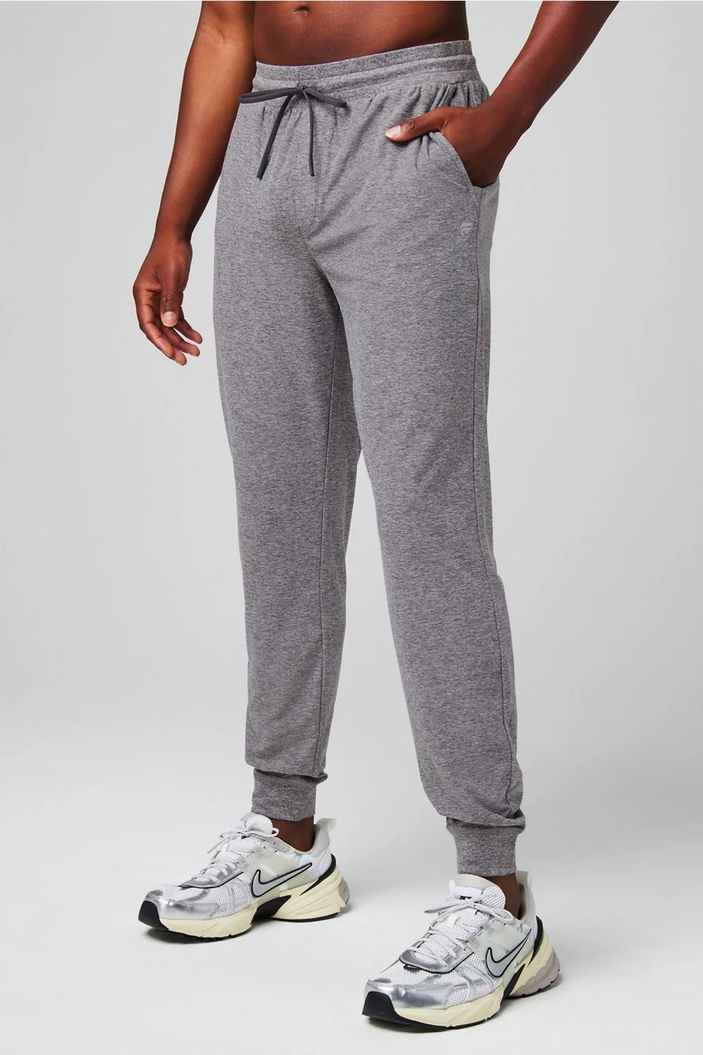 Men's Fabletics Jersey Jogger Pants - Lightweight Comfortable Workout & Lounge Sweatpants for Running, Yoga, and Casual Wear