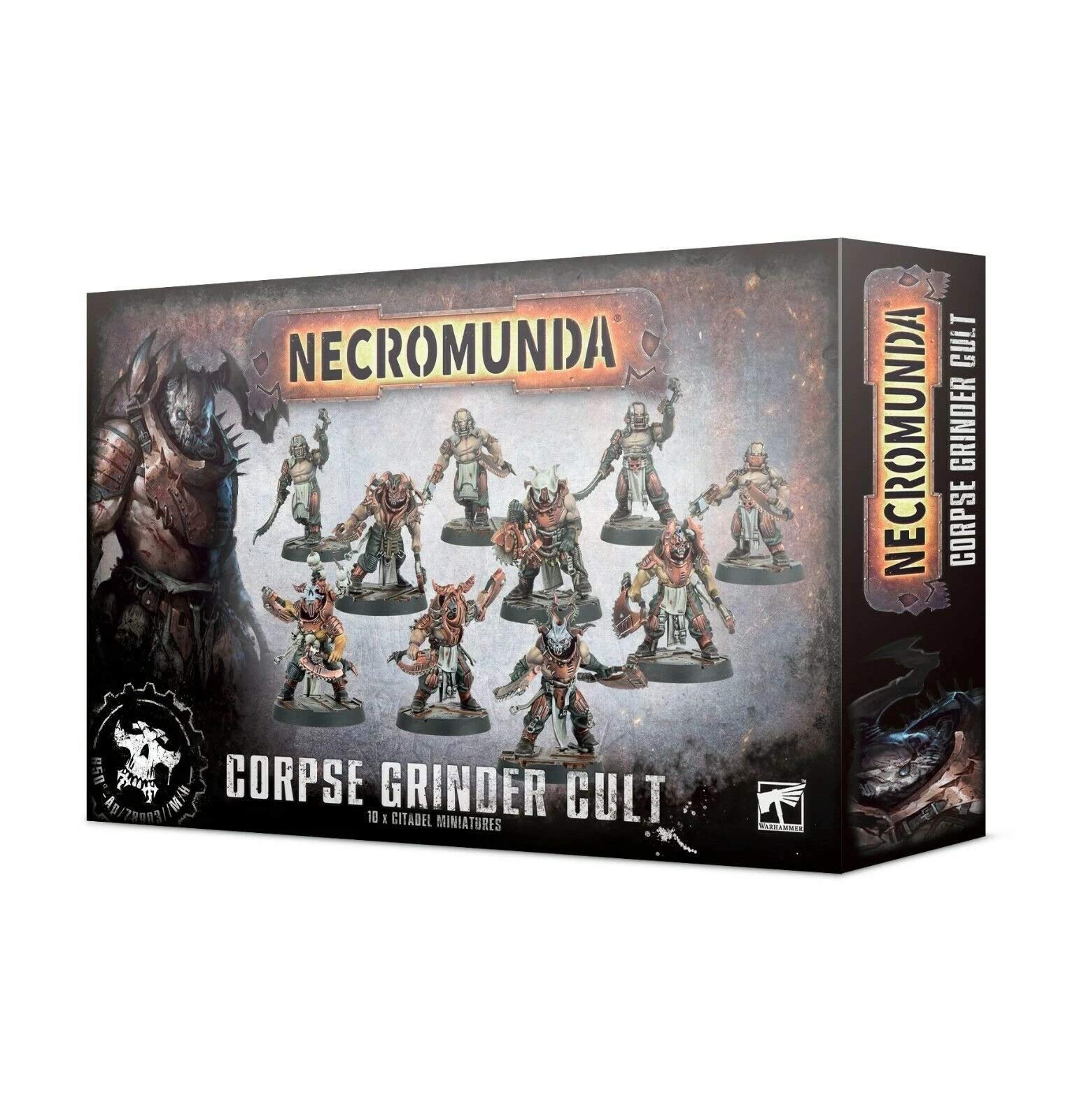 Games Workshop Necromunda: Corpse Grinder Cult - Miniature Tabletop Wargame Set for Sci-Fi Battles and Roleplaying Scenarios