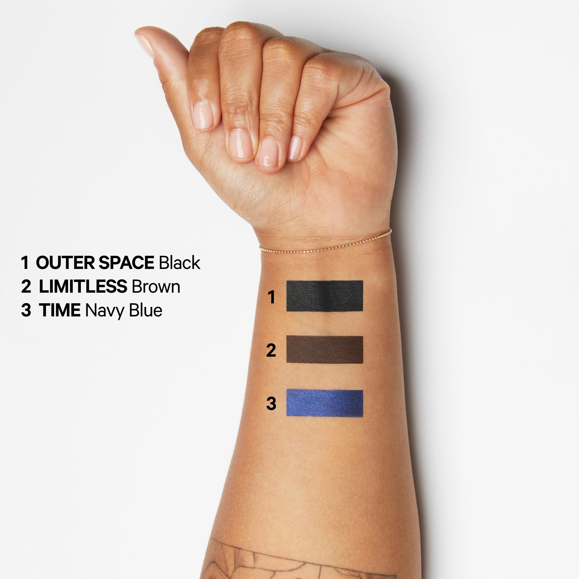 Milk Makeup Infinity Long Wear Eyeliner in Outer Space Black (0.012 fl oz) - Waterproof, Vegan & Cruelty-Free Twist-Up Eyeliner with Built-In Sharpener & Soft Blender Tip - Lasts Up to 12 Hours - Perfect for Daytime Office Look, Night Out or Special Occasions