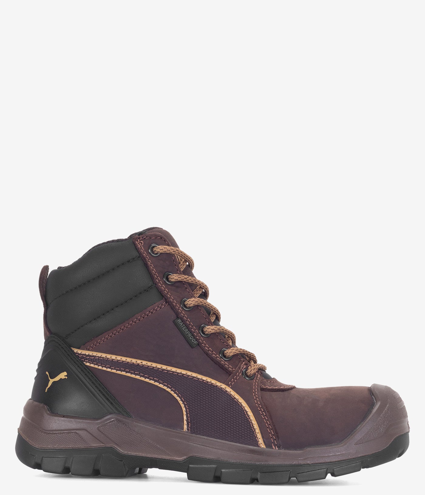 PUMA Women's Tornado CTX Waterproof Steel Toe Work Boots - Slip Resistant, Electrical Hazard Protection - Ideal for Construction, Warehouse & Outdoor Work