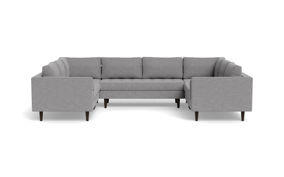 Ladybird 134 U-Shaped Sectional Sofa - Modern L-Shaped Couch for Living Room, Family Room & Home Theater - Soft Fabric, Comfortable Seating for Relaxing & Entertaining
