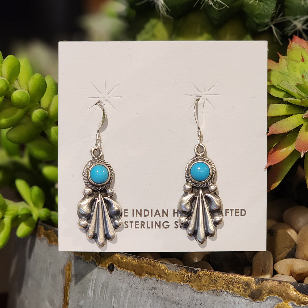 Annie Spencer Kingman Earrings - Elegant Dangle Drop Earrings for Women, Sterling Silver Jewelry Gift for Her | Perfect for Weddings, Parties & Special Occasions