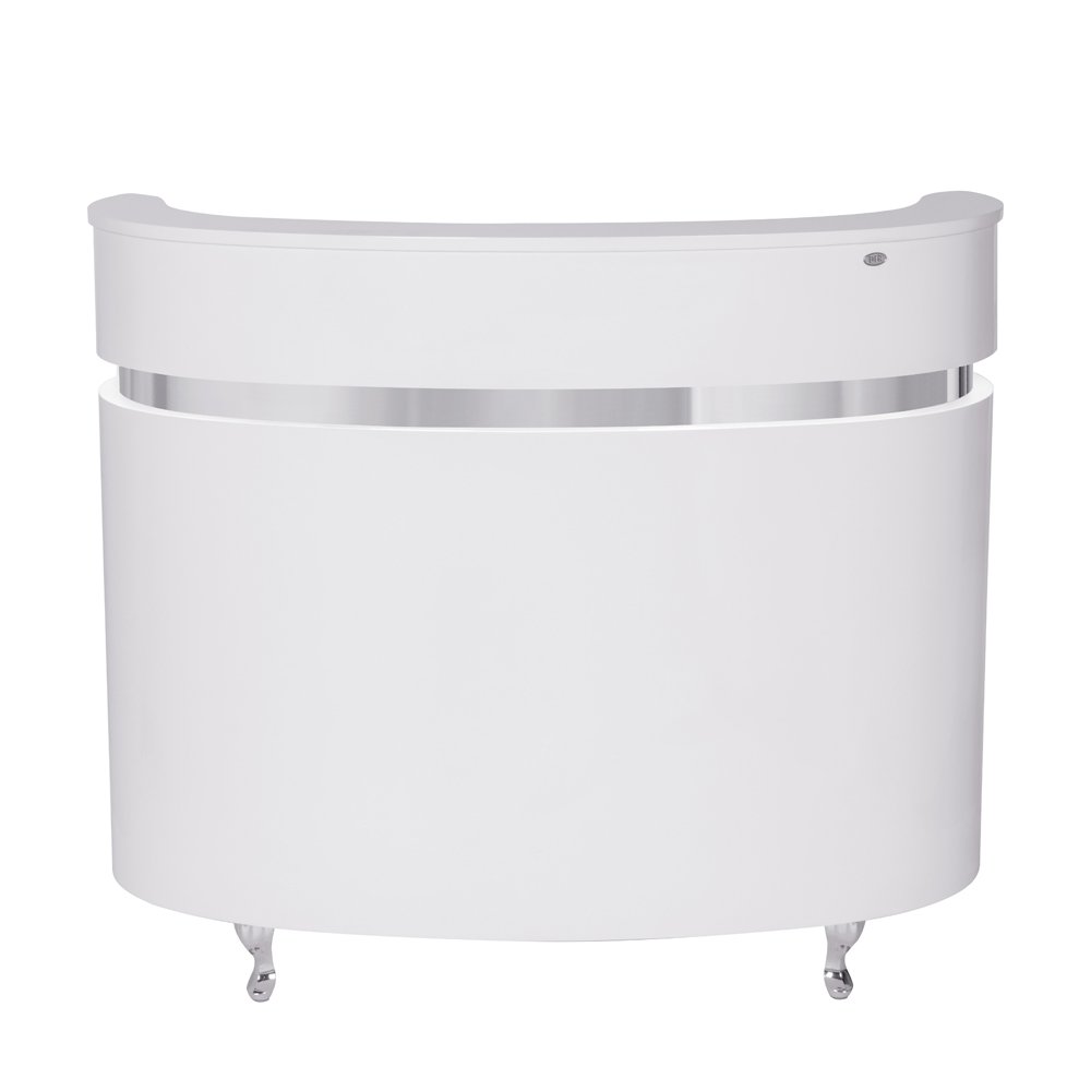 Modern Reception Desk with LED Lights - Elegant Office Reception Counter for Professional Workspaces | Perfect for Corporate Lobbies, Hotel Front Desks & Clinic Waiting Areas | STAR FERRY