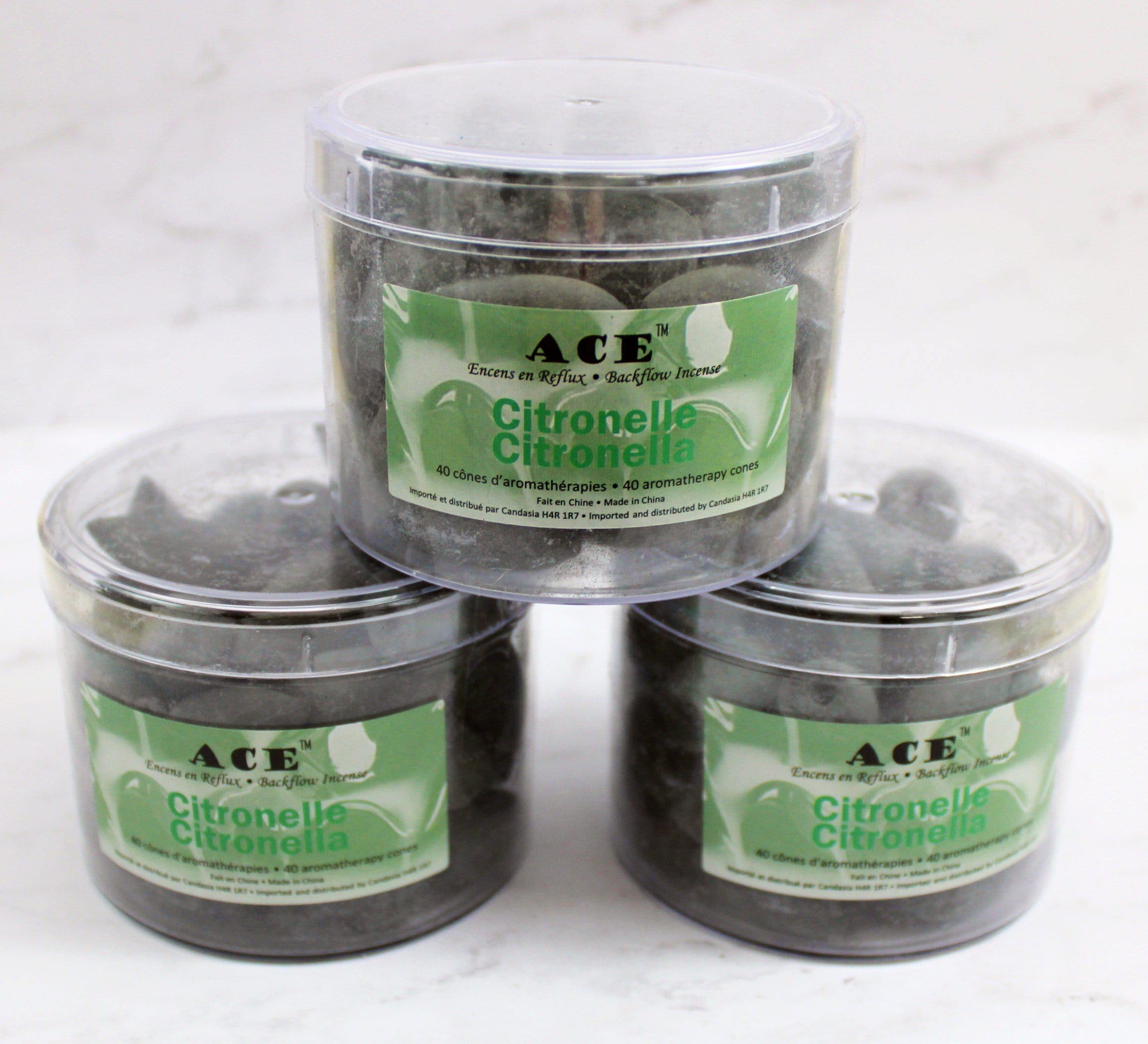 Natural Citronella Backflow Cone Incense for Outdoor Mosquito Repellent - Perfect for Patio, Garden, and Camping Use