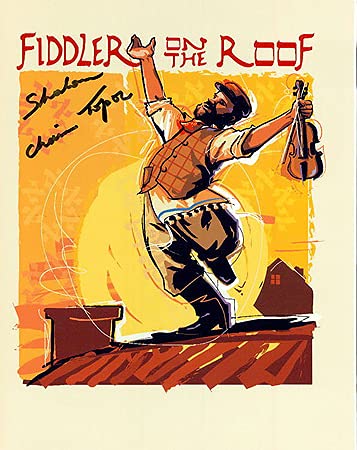 CHAIM TOPOL 8x10 Autographed Photo - Hand Signed In-Person Collectible Memorabilia - Perfect for Movie Fans, Theater Enthusiasts, and Celebrity Collectors