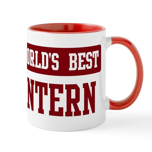 White/Red Inside - Worlds Best Intern Mug