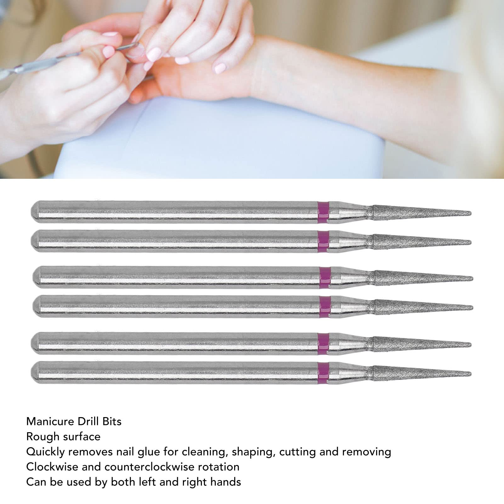50PCS Professional Nail Drill Bits Set for Acrylic Nails - Electric Manicure Sanding Heads, Cuticle Remover & Polishing Bits - Perfect for Home Salon & Nail Art Enthusiasts - Ideal for DIY Manicures, Nail Extensions & Professional Nail Care