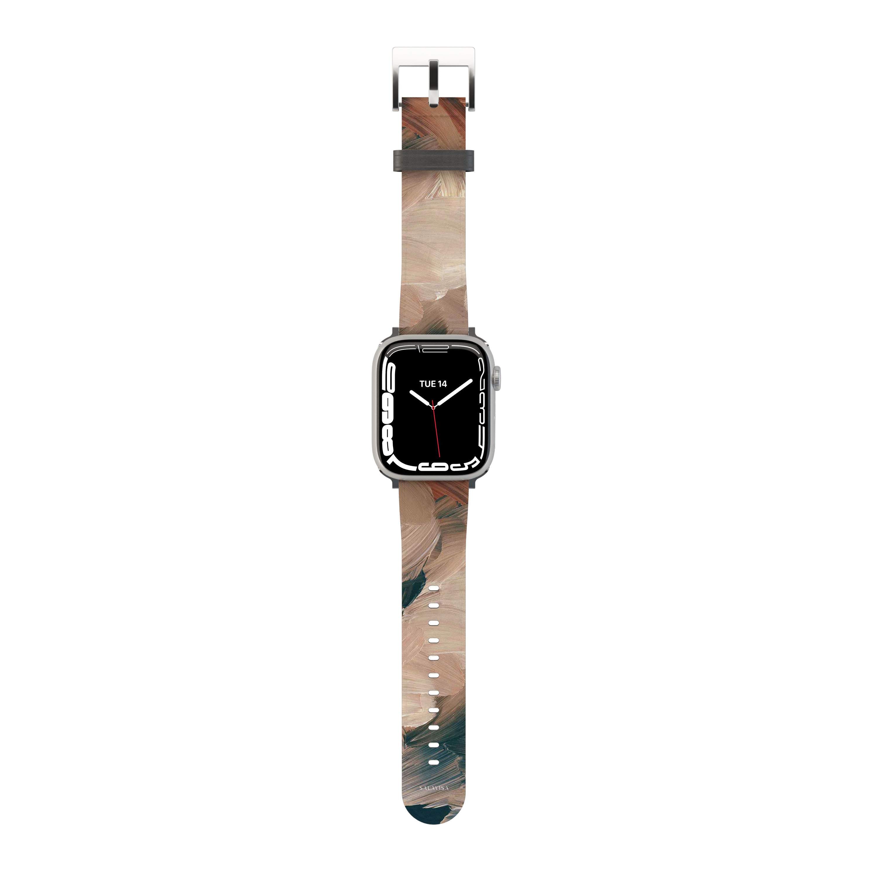 Soft Silicone Veil Hushed Apple Watch Band - Comfortable & Durable Replacement Strap for Workout, Running & Everyday Wear