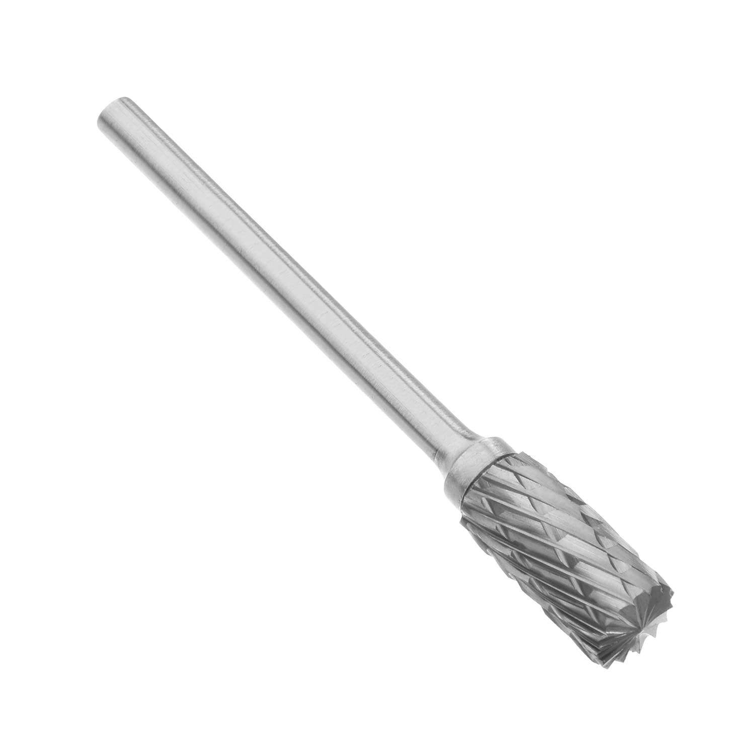 Bettomshin 5Pcs Tungsten Carbide Rotary Files - 3mm Shank, Double Cut Oval Burr Set (6mm Diameter) for Wood Carving, Metal Polishing & Die Grinder Applications - Perfect for DIY Projects, Jewelry Making & Automotive Repair