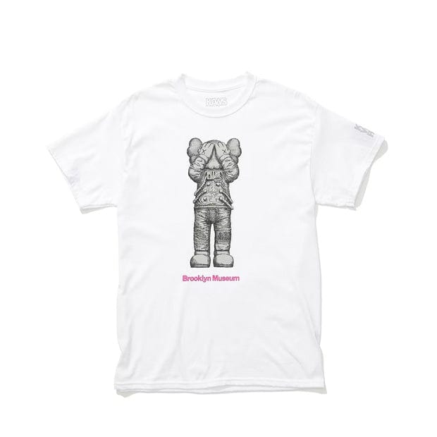 KAWS X Brooklyn Museum Space Graphic Tee - White Cotton T-Shirt for Men & Women - Streetwear Fashion & Casual Wear