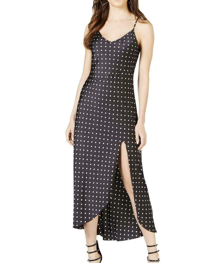 GUESS Women's Cemona Polka Dot Slip Dress - Floral Print Summer Dress for Casual Wear, Date Night & Vacation