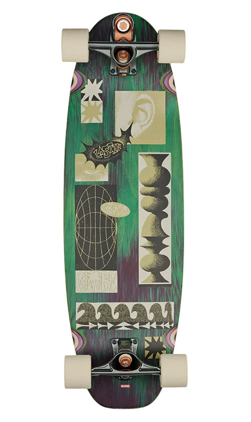 Globe Costa Cruiser SS First Out 31 Inch Skateboard - Perfect for Commuting, Campus Cruising & Street Riding