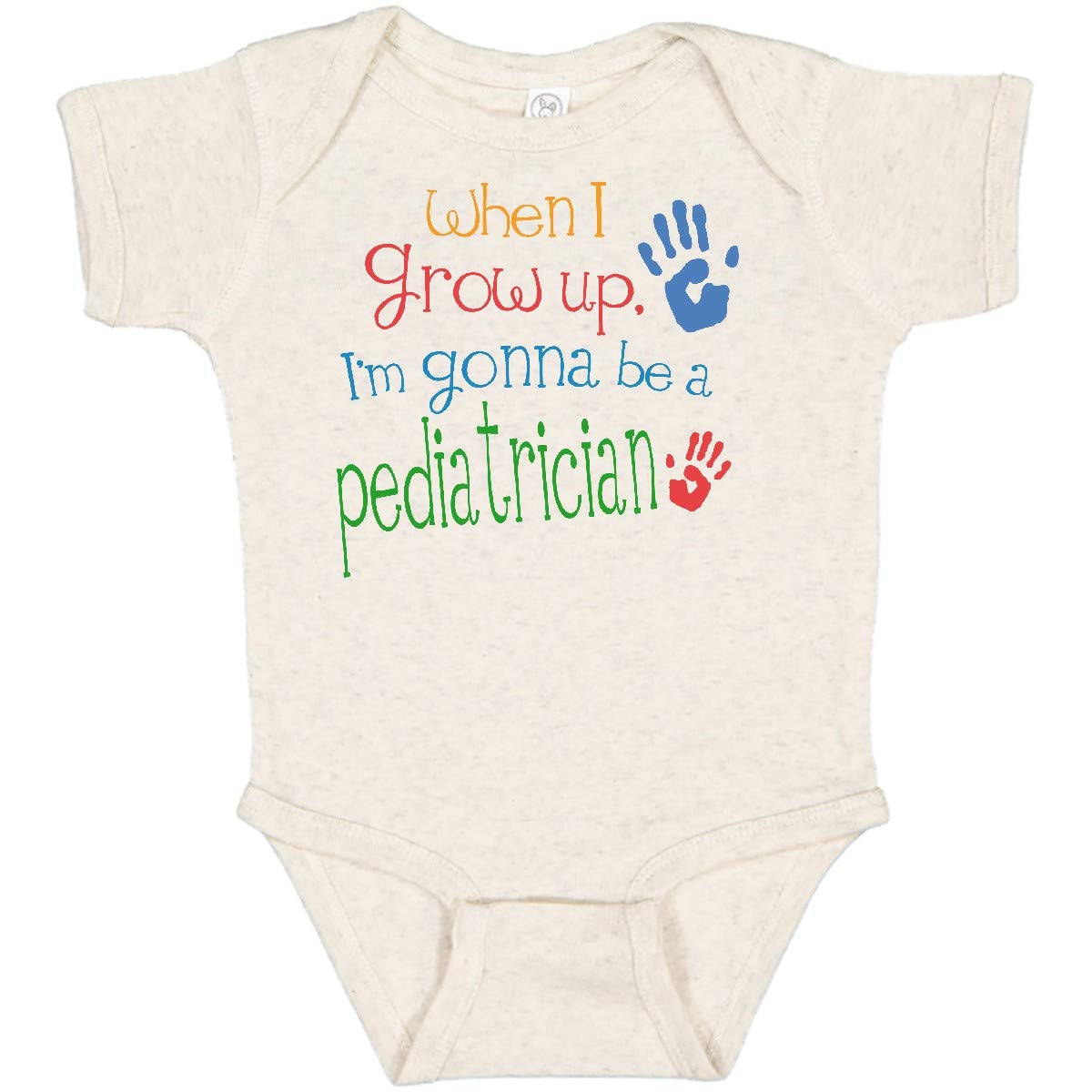 Inktastic Future Pediatrician Baby Bodysuit - Cute Doctor-Themed Onesie for Kids & Toddlers - Perfect Gift for Medical Enthusiasts & Doctor Appointments