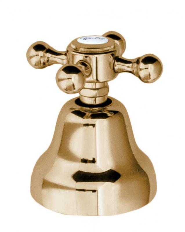 Vintage Brass Kensington Faucet with Disk Shutoff Valve - Perfect for Antique Bathroom & Kitchen Sink Renovations