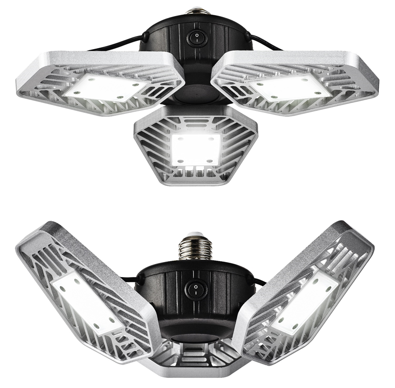 Beyond Bright LED Garage Light - High Lumens, Energy Efficient, Motion Sensor - Perfect for Workshops, Storage & Parking Areas