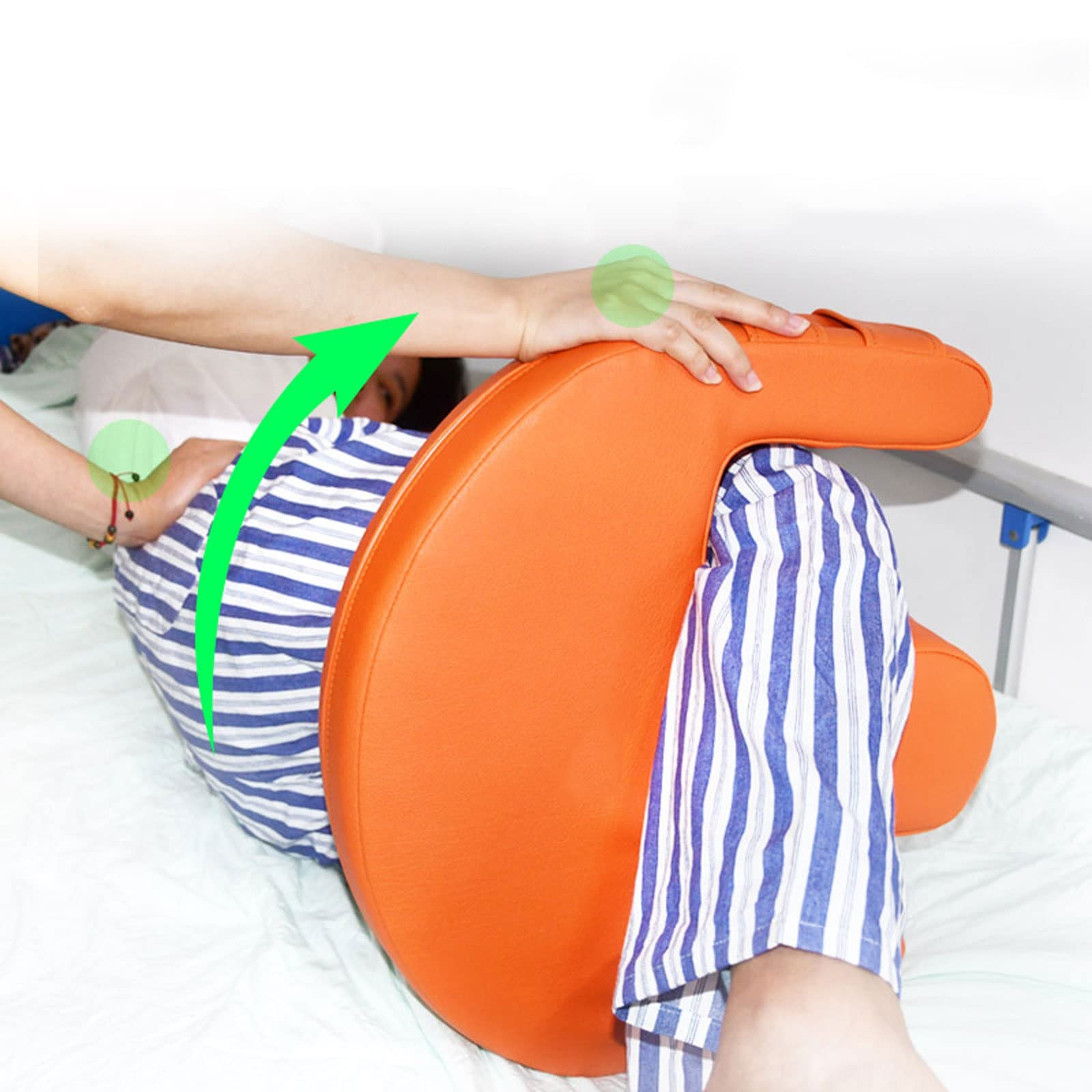 Aocet U-Shaped Turn Over Pillow - Patient Turning & Leg Elevation Positioning Device for Elderly & Bedridden - Anti-Decubitus Care Cushion for Comfortable Sleep & Pressure Relief (Ideal for Home Care & Hospital Use)