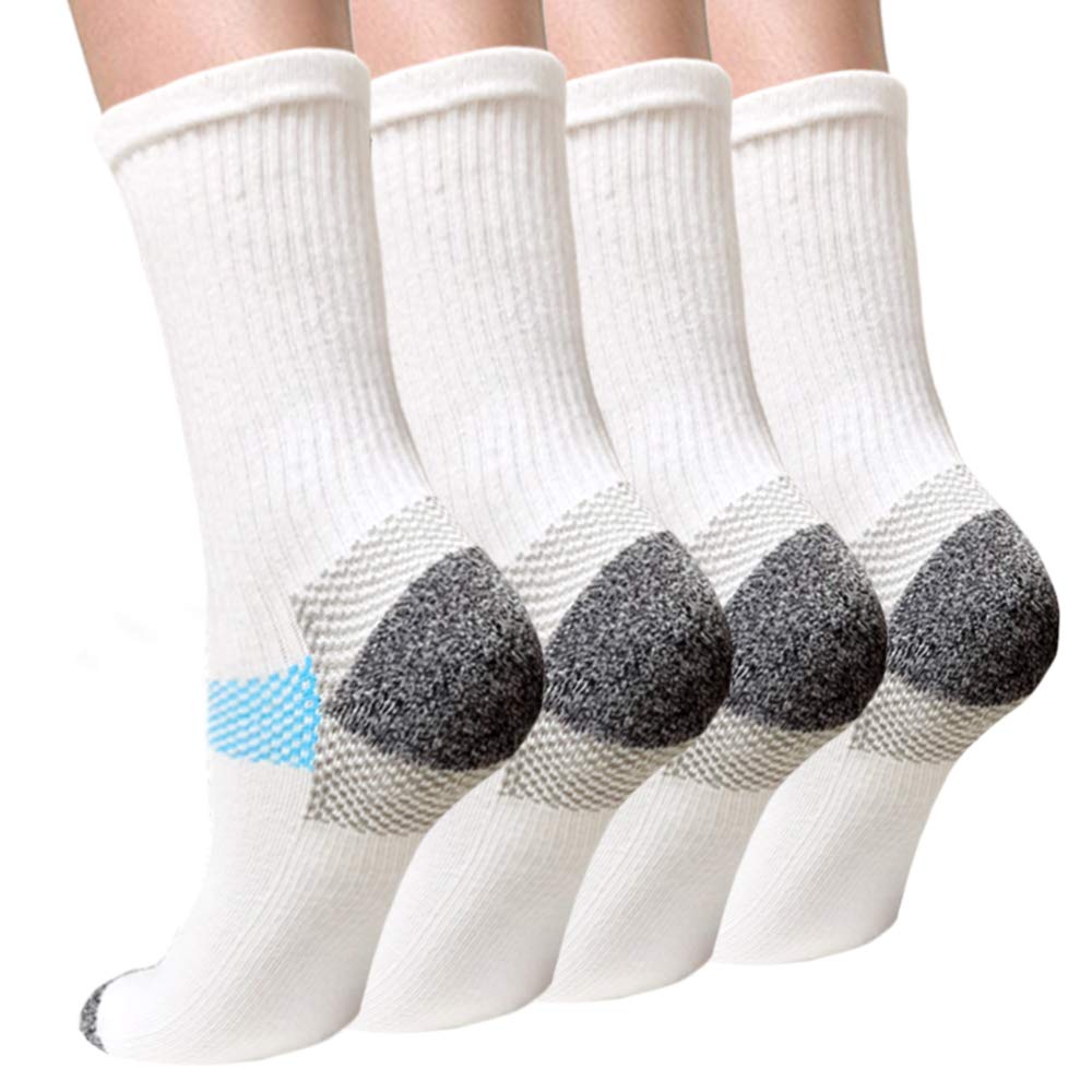 **Iseasoo Compression Socks for Women & Men – Circulation Support, Plantar Fasciitis Relief, Athletic Running Crew Socks – Perfect for Workouts, Travel & Recovery**