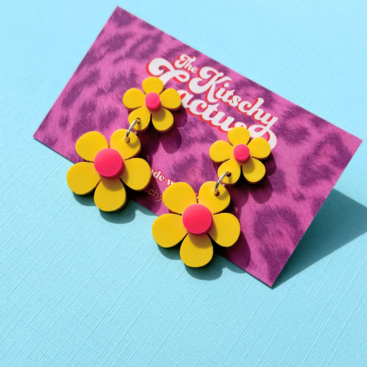 Day Tripper Mini Earrings - Dainty & Stylish Stud Earrings for Women - Perfect for Everyday Wear, Travel & Casual Outfits