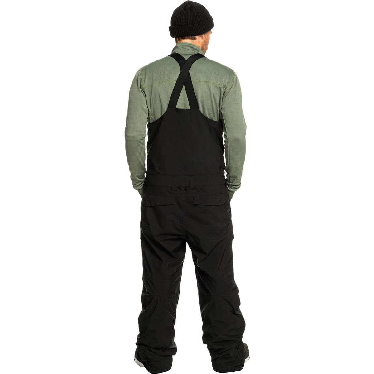 Quiksilver Men's Utility Bib Snowboard Pants - Waterproof, Insulated Winter Ski Pants for Snowboarding & Outdoor Activities