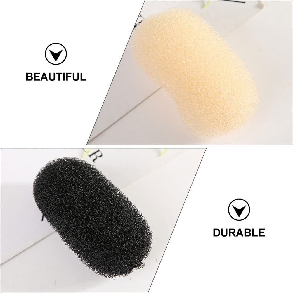 OSALADI 3Pcs Bump It Up Hair Volume Inserts - Sponge Hair Clips for Women & Girls, DIY Hair Styling Accessories, Random Colors - Perfect for Updos, Ponytails & Special Occasions