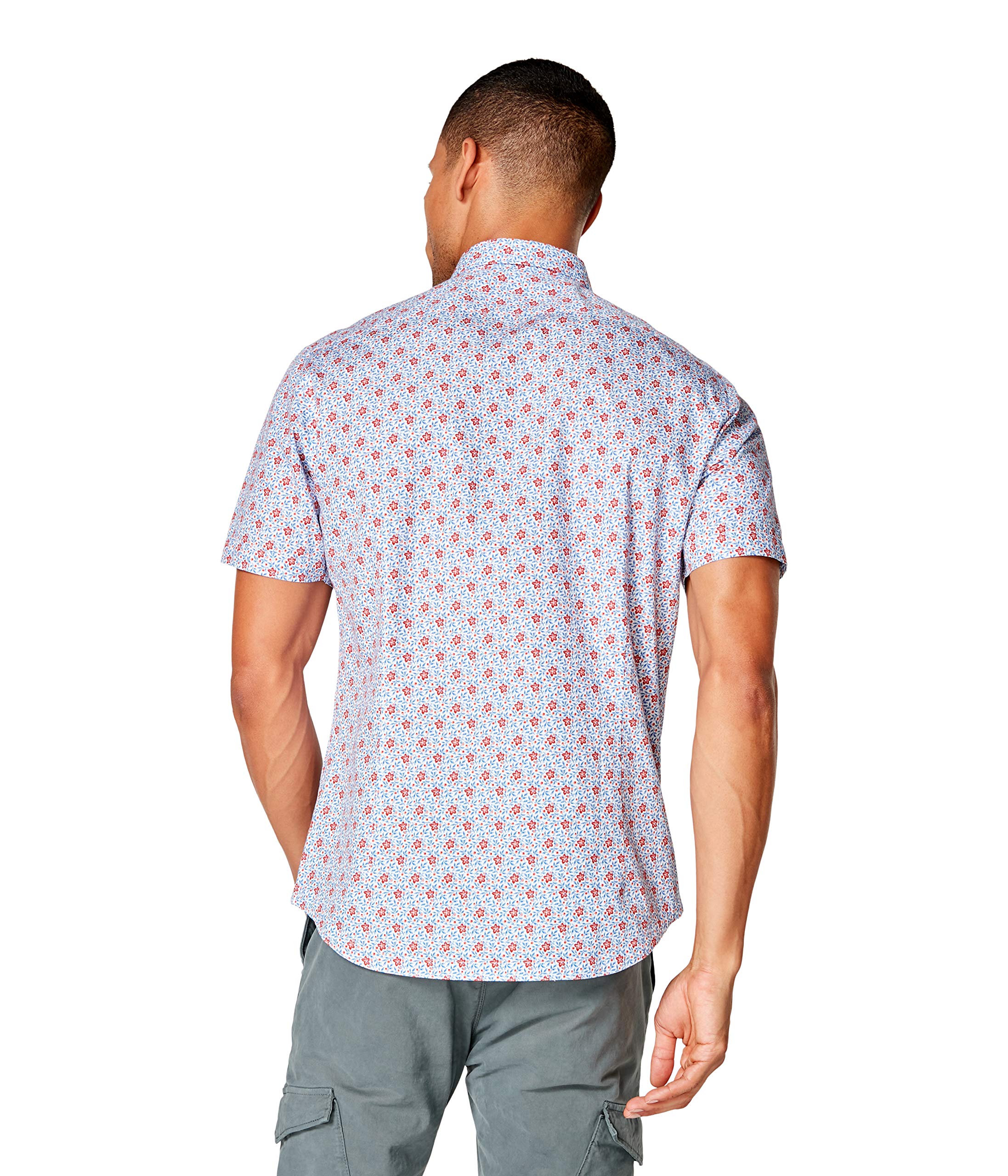 Good Man Brand Men's Woven Button Down Shirt - Casual & Formal Wear for Office, Dating & Business Meetings
