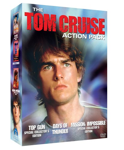 Tom Cruise Action Movie Collection - Mission Impossible, Top Gun & Days of Thunder Special Edition Blu-ray | Perfect for Movie Nights & Action Film Lovers