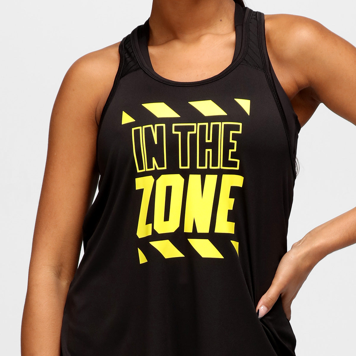 In The Zone Mesh Racerback Vest for Women - Breathable Workout Tank Top for Running, Yoga & Gym - Lightweight Athletic Performance Shirt