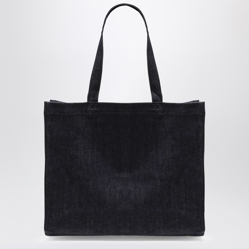 A.P.C. Daniela Women's Blue Denim Shopping Tote Bag - Stylish & Durable for Work, Travel & Everyday Use