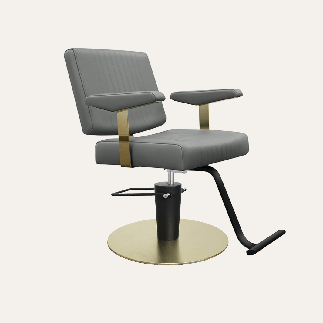 ATHENA Professional Salon Chair - Adjustable Hydraulic Styling Chair for Hairdressers & Barbers - Perfect for Salons, Barber Shops & Home Use