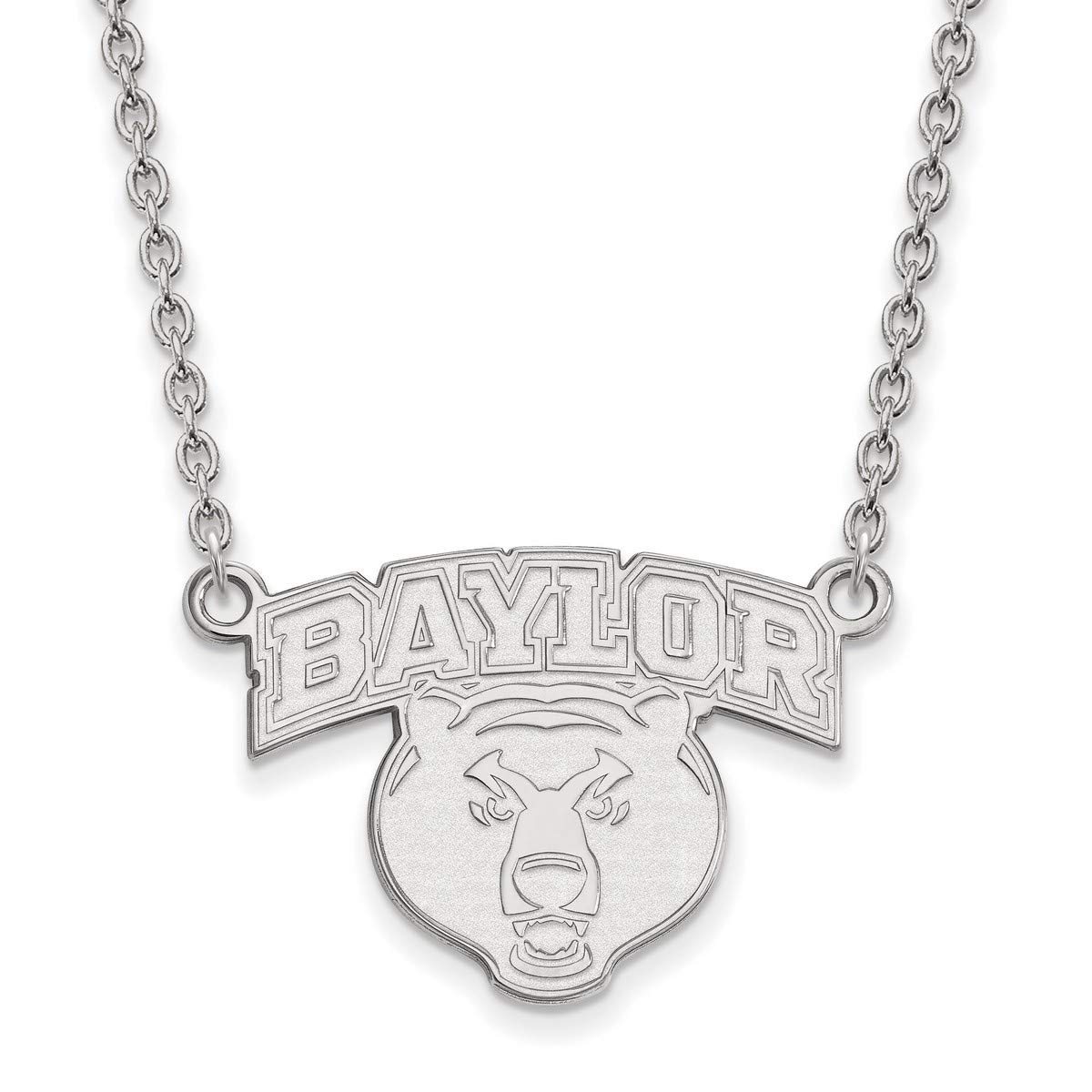 Baylor University Bears Sterling Silver Pendant Necklace - Perfect Gift for Alumni, Fans & Graduation Jewelry