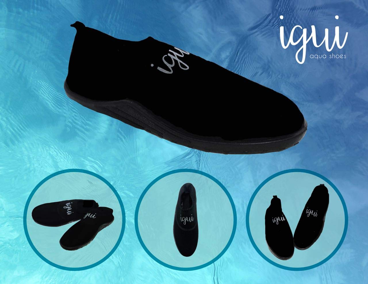 **Black Diamond Men's Aqua Water Shoes - Lightweight Quick-Dry for Swimming, Beach, Surfing & Water Sports (1 Pair)**