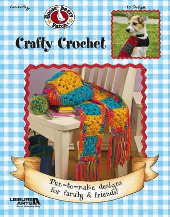 Crafty Crochet Kit for Beginners - Gooseberry Patch DIY Crochet Set with Yarn, Hooks & Patterns - Perfect for Home Decor, Gifts & Relaxation