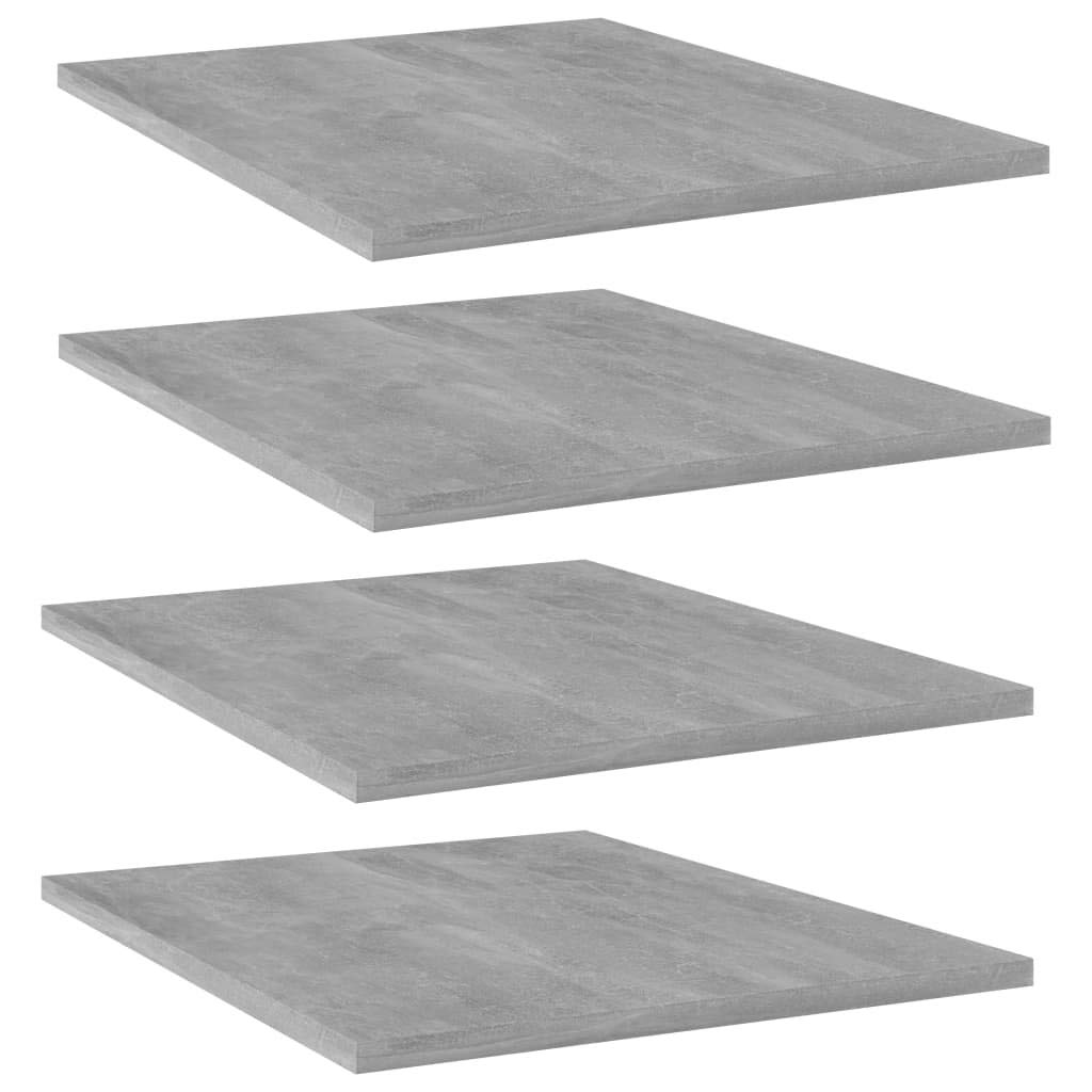 4-Pack Concrete Gray Chipboard Bulletin Boards 15.7