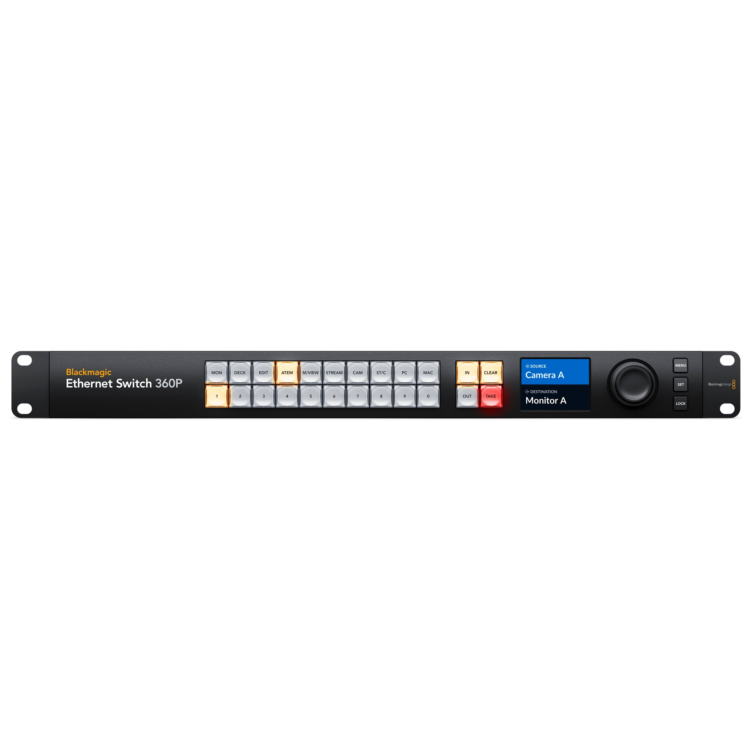 Blackmagic Design Ethernet Switch 360P - Professional 4K Video Streaming & Live Production Network Switch for Studio & Broadcast Use