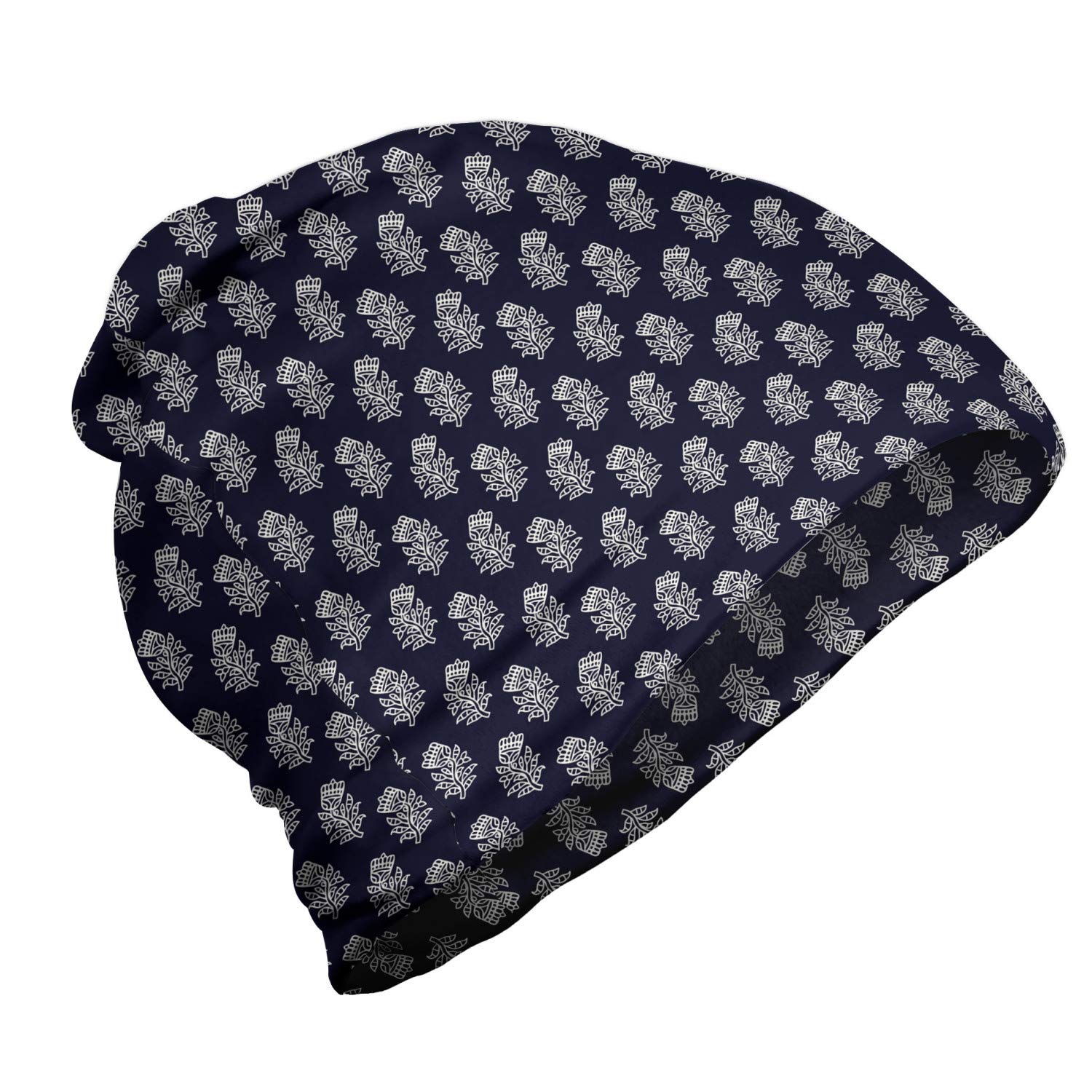 Ambesonne Unisex Beanie - Stylish Tulip Flower Design for Men & Women | Perfect for Hiking, Outdoor Activities & Winter Fashion
