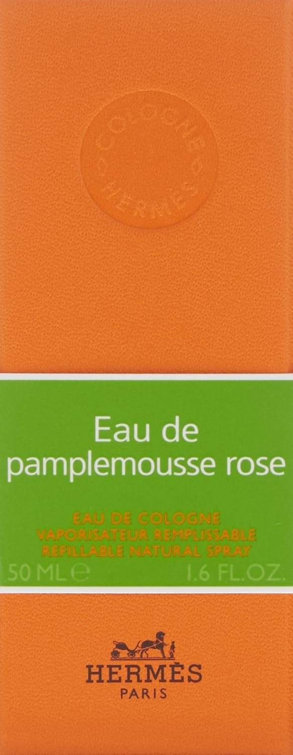 Hermes Eau de Pamplemousse Rose Cologne for Women - 50ml Fresh Citrus Floral Perfume | Perfect for Daytime Wear, Office & Summer Occasions