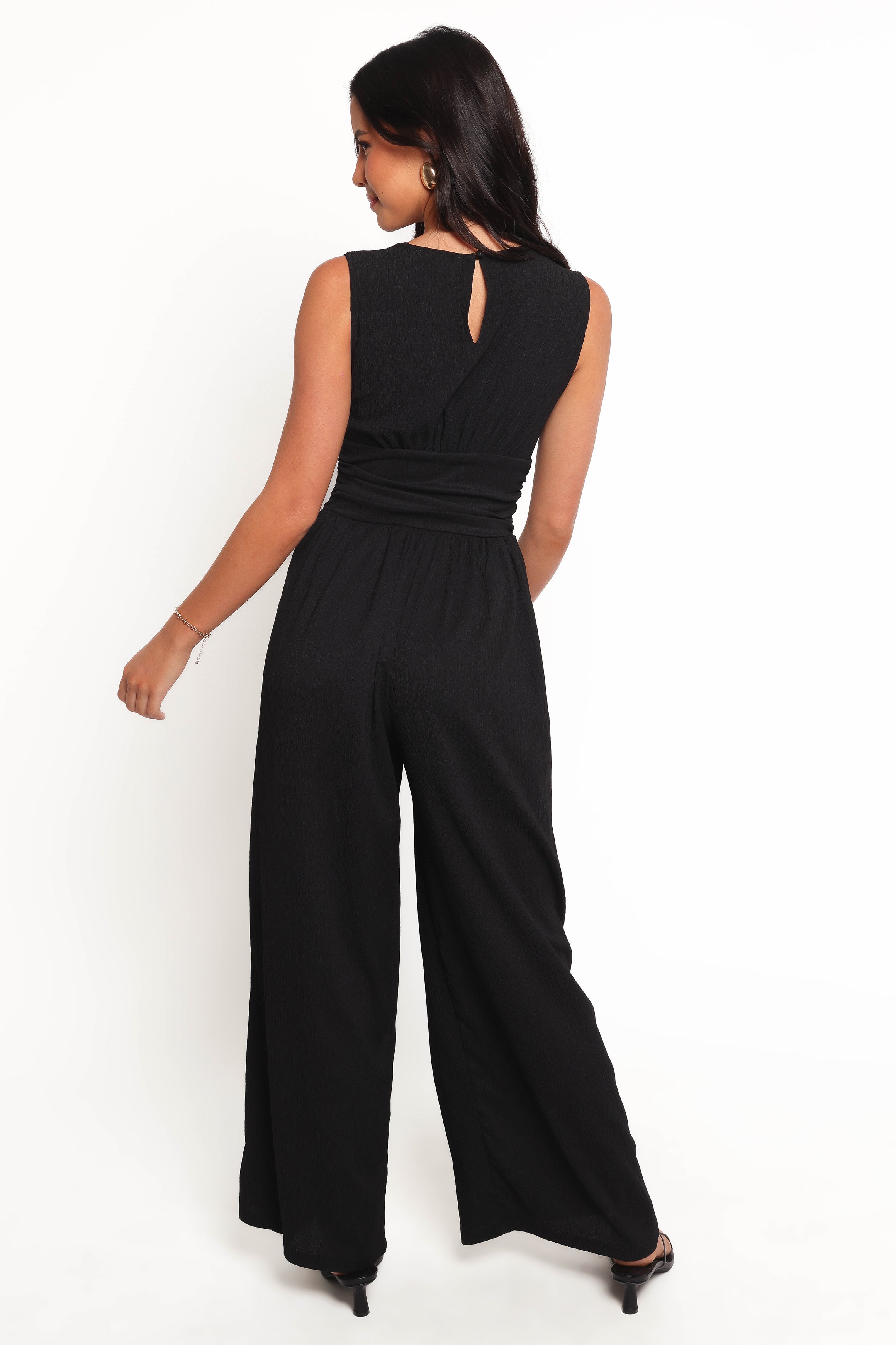 Adoeete Women's Black Jumpsuit - Stylish & Comfortable One-Piece Outfit for Casual Wear, Parties & Date Nights