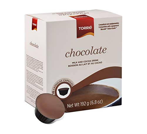 Torrié Chocolate Coffee Capsules for Dolce Gusto - 6 Boxes (96 Capsules) | Rich Chocolate Flavor | Perfect for Home, Office & Gifts
