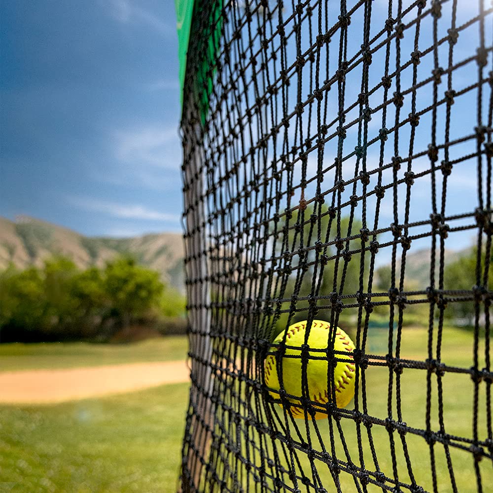 Skywalker Sports 7ft x 5ft Baseball & Softball Pitching Screen - Heavy Duty Black UV Treated Net with Steel Frame - Perfect for Batting Practice, Pitching Drills & Training Sessions (Indoor/Outdoor Use)