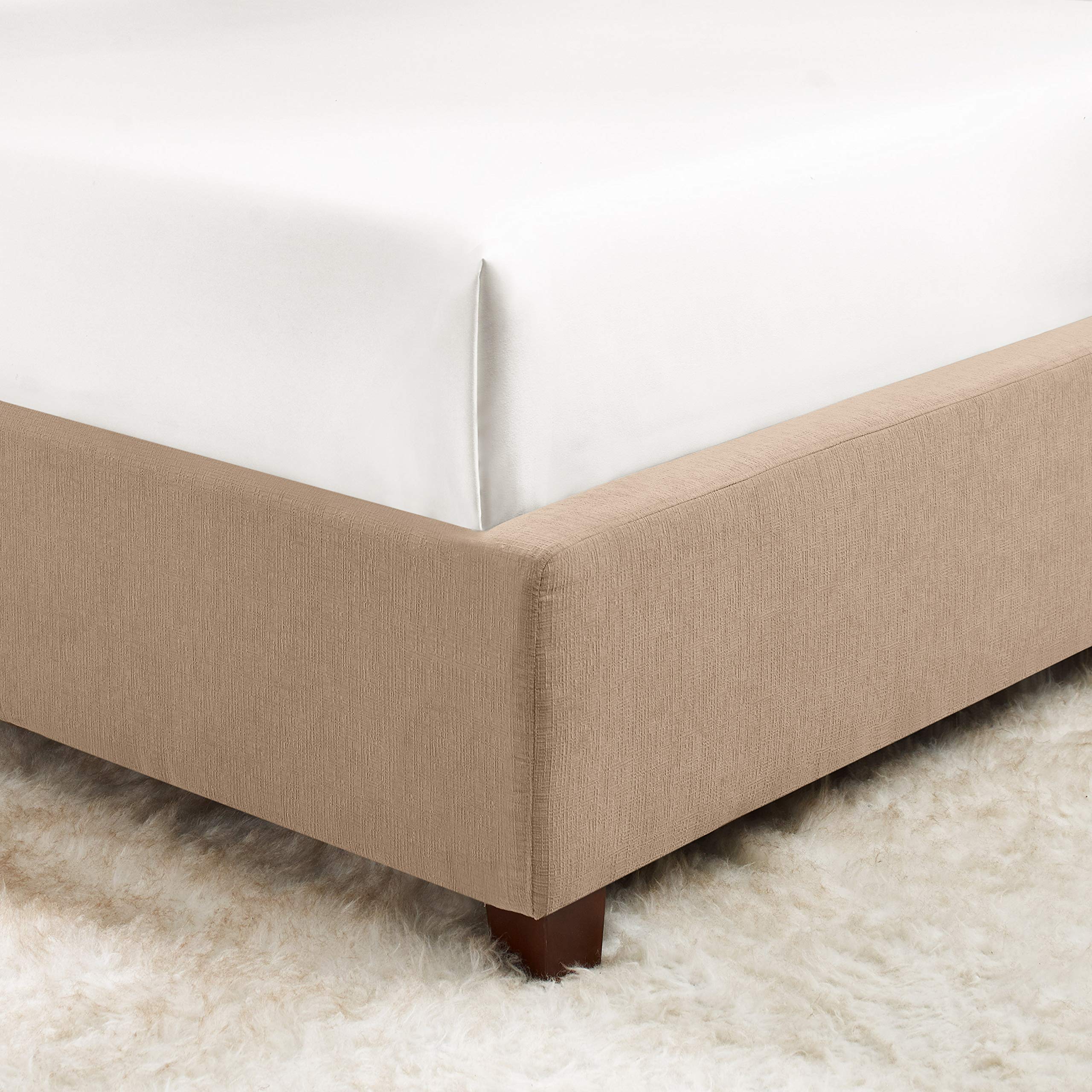 Luxury 6-Piece Egyptian Cotton Bed Sheet Set - California King Size, White | Hotel Quality 1 Flat Sheet, 1 Fitted Sheet (13