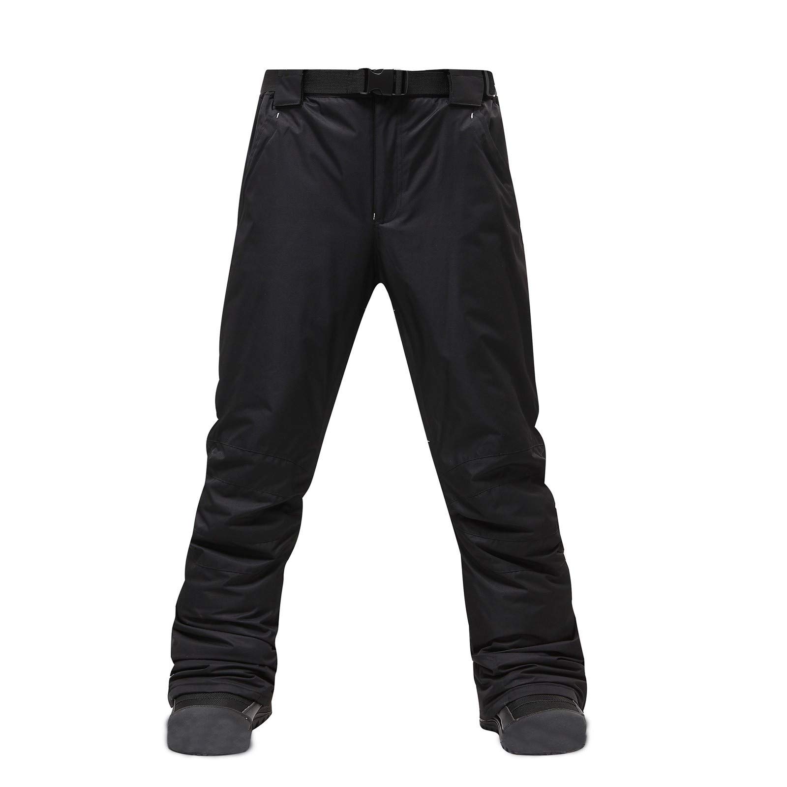Men's Waterproof Insulated Snow Bibs - Windproof Ripstop Ski Pants for Snowboarding & Winter Sports - Perfect for Skiing, Snowboarding & Cold Weather Activities