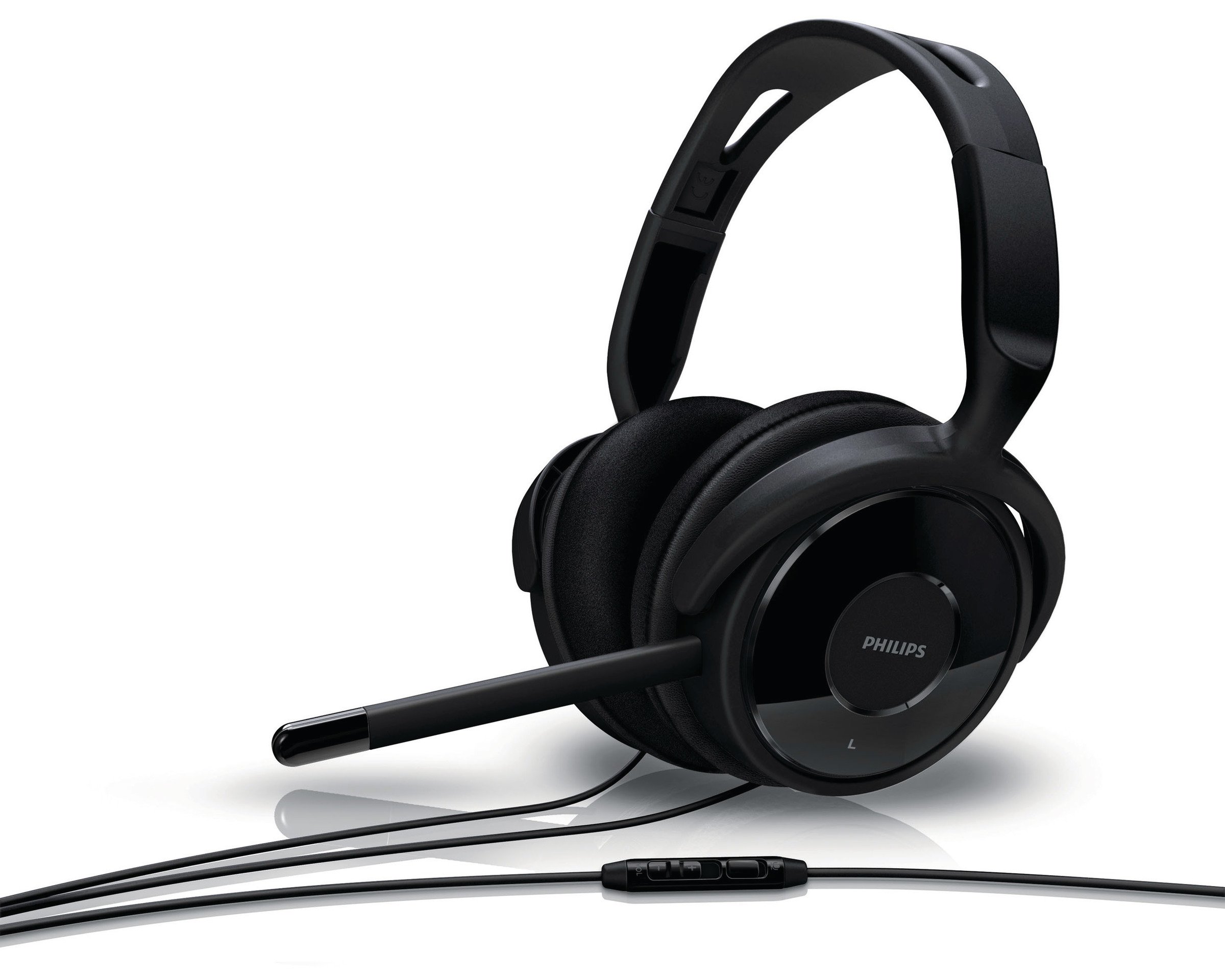 Philips SHM6500 Notebook Headset - Lightweight Comfortable Over-Ear Headphones for PC, Laptop, Office & Online Meetings