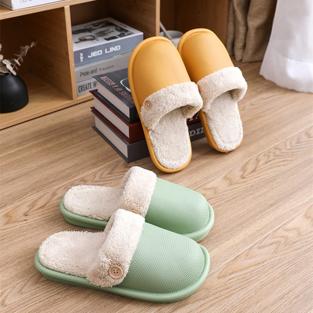 Cozy Warm Plush Wool Slippers for Women - Indoor House Shoes with Non-Slip Sole | Perfect for Winter, Home Relaxation & Cold Floors